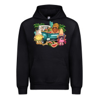 Black summer gnomies truck Urban Hoodie - NancyCooperArtShop