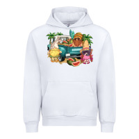 White summer gnomies truck Urban Hoodie - NancyCooperArtShop