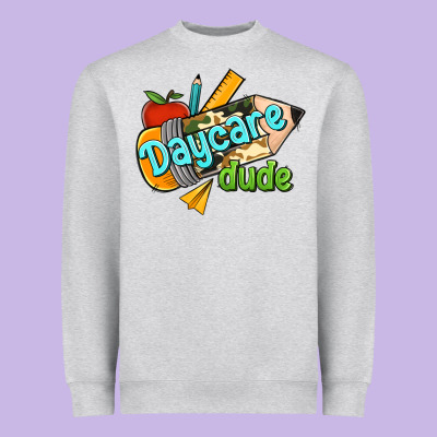 Daycare Dude Heavyweight Sweatshirt Designed By Ranaportraitstore