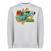 Heather Grey daycare dude Heavyweight Sweatshirt - RanaPortraitStore