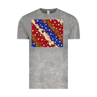 Cloud Rock 4th of July USA flag leopard cowhide 20oz tumbler Vintage Tee - Neo Western