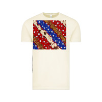 Vintage Arctic 4th of July USA flag leopard cowhide 20oz tumbler Vintage Tee - Neo Western