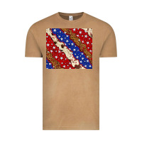 Vintage Camel 4th of July USA flag leopard cowhide 20oz tumbler Vintage Tee - Neo Western