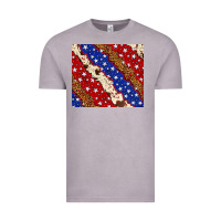 Vintage Zinc 4th of July USA flag leopard cowhide 20oz tumbler Vintage Tee - Neo Western