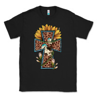 Black leopard cross  sunflower Classic Tee - JahusDesignShop