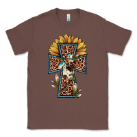 Chestnut leopard cross  sunflower Classic Tee - JahusDesignShop