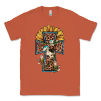 Copper leopard cross  sunflower Classic Tee - JahusDesignShop