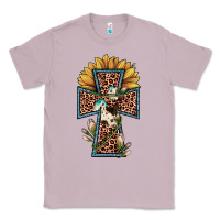 Lilac leopard cross  sunflower Classic Tee - JahusDesignShop