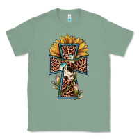 Sage leopard cross  sunflower Classic Tee - JahusDesignShop