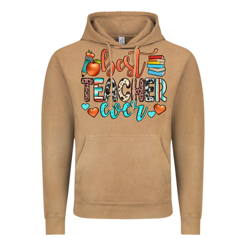 Best Teacher Ever Vintage Hoodie by JahusDesignShop | Teevron
