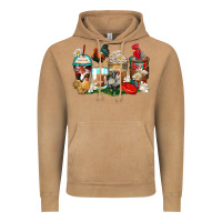 Vintage Camel rooster coffee cups Vintage Hoodie - Zillion Design Studio