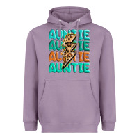 Auntıe With Lightning Bolt Heavyweight Hoodie | Teevron