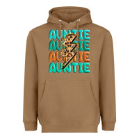 Toasted Coconut auntıe with lightning bolt Heavyweight Hoodie - MaliasSmallBusiness