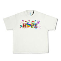 Pistachio lgbtq hope  libbey glass Urban Heavy Tee - HRA Design Shop