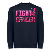 Navy Fight Cancer Heavyweight Sweatshirt - texasbilliewilder
