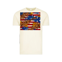 Vintage Arctic 4th of July USA flag leopard sunflower 20oz tumble Vintage Tee - Neo Western