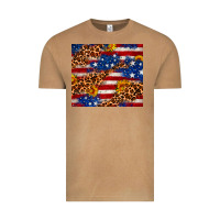 Vintage Camel 4th of July USA flag leopard sunflower 20oz tumble Vintage Tee - Neo Western