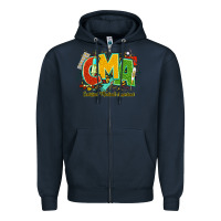 Navy cma certified medical assistant juneteenth Zipper Hoodie - NancyCooperArtShop