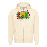Sandshell cma certified medical assistant juneteenth Zipper Hoodie - NancyCooperArtShop
