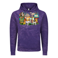 Cloud Purple goats coffee cups Vintage Hoodie - Zillion Design Studio