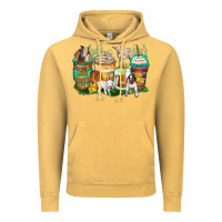Vintage Mustard goats coffee cups Vintage Hoodie - Zillion Design Studio