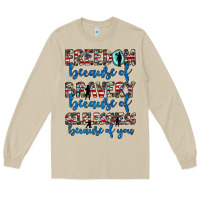 Mushroom freedom because of bravery because of selflessness because of you Long Sleeve Tee - JahusDesignShop
