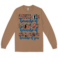 Toasted Coconut freedom because of bravery because of selflessness because of you Long Sleeve Tee - JahusDesignShop