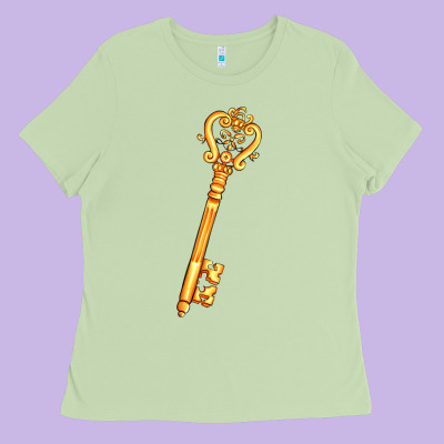 Love Key Ladies Tee Designed By Adodesignshop