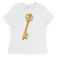 White love key Ladies Tee - AdoDesignShop