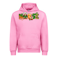 Fuchsia Pink st patricks day nurse with gnome Urban Hoodie - NancyCooperArtShop