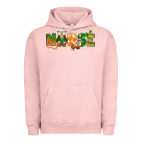 Pigment Salmon st patricks day nurse with gnome Urban Hoodie - NancyCooperArtShop