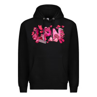 Black lpn breast cancer certified nursing assistant Premium Hoodie - LillyAllenDesigns