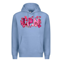 Colony Blue lpn breast cancer certified nursing assistant Premium Hoodie - LillyAllenDesigns