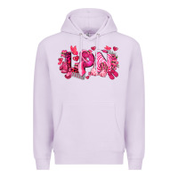 Lilac lpn breast cancer certified nursing assistant Premium Hoodie - LillyAllenDesigns