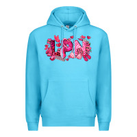 Ocean Blue lpn breast cancer certified nursing assistant Premium Hoodie - LillyAllenDesigns