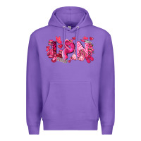 Purple lpn breast cancer certified nursing assistant Premium Hoodie - LillyAllenDesigns