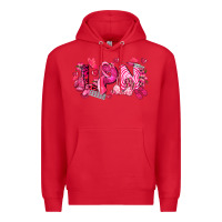 Red lpn breast cancer certified nursing assistant Premium Hoodie - LillyAllenDesigns
