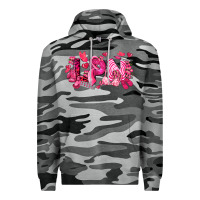 Slate Camo lpn breast cancer certified nursing assistant Premium Hoodie - LillyAllenDesigns