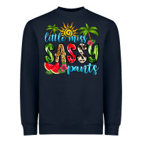 Navy little miss sassy pants Heavyweight Sweatshirt - Zillion Design Studio