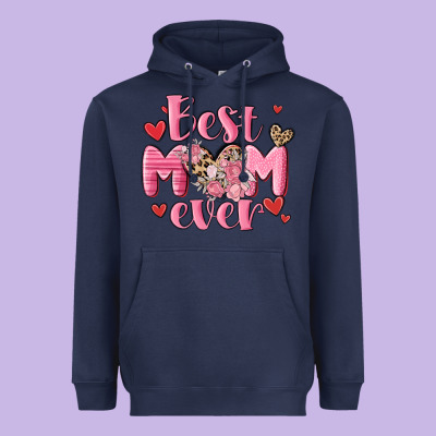Best Mom Ever Heavyweight Hoodie Designed By Maliassmallbusiness