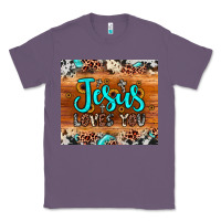 Lavender jesus loves you Classic Tee - JahusDesignShop