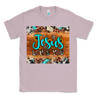 Lilac jesus loves you Classic Tee - JahusDesignShop