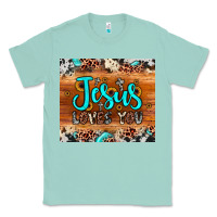 Seafoam jesus loves you Classic Tee - JahusDesignShop