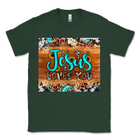 Sports Green jesus loves you Classic Tee - JahusDesignShop