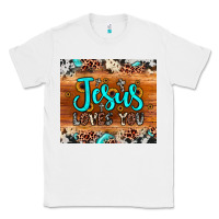 White jesus loves you Classic Tee - JahusDesignShop
