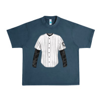 Midnight Navy baseball uniform fa element Urban Heavy Tee - FaDigitalArtStudio