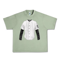 Oil Green baseball uniform fa element Urban Heavy Tee - FaDigitalArtStudio