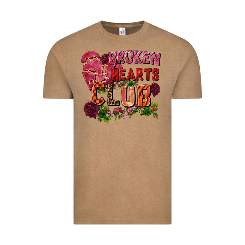 Broken Heart Club Vintage Tee by FaDigitalArtStudio | Teevron
