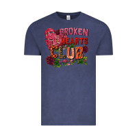 Vintage Denim broken heart club Vintage Tee - FaDigitalArtStudio