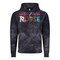 Cloud Black wife mom nurse Vintage Hoodie - texasbilliewilder